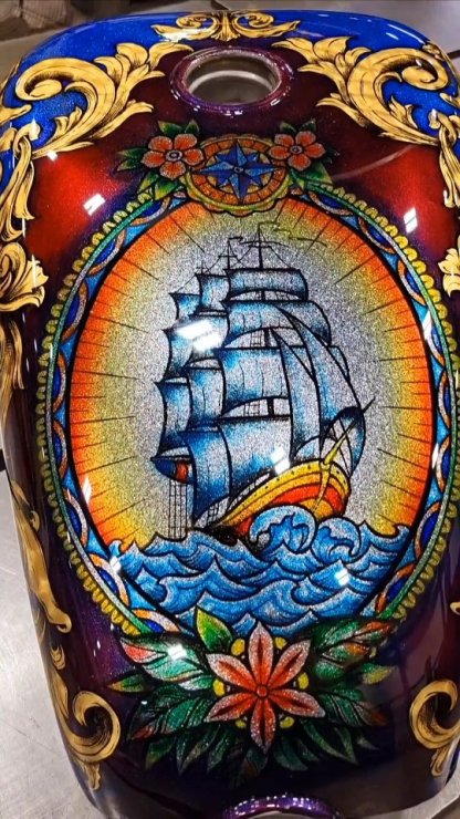 motorcycle gas tank decal 