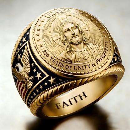 1776-2026 America Jubilee Ring