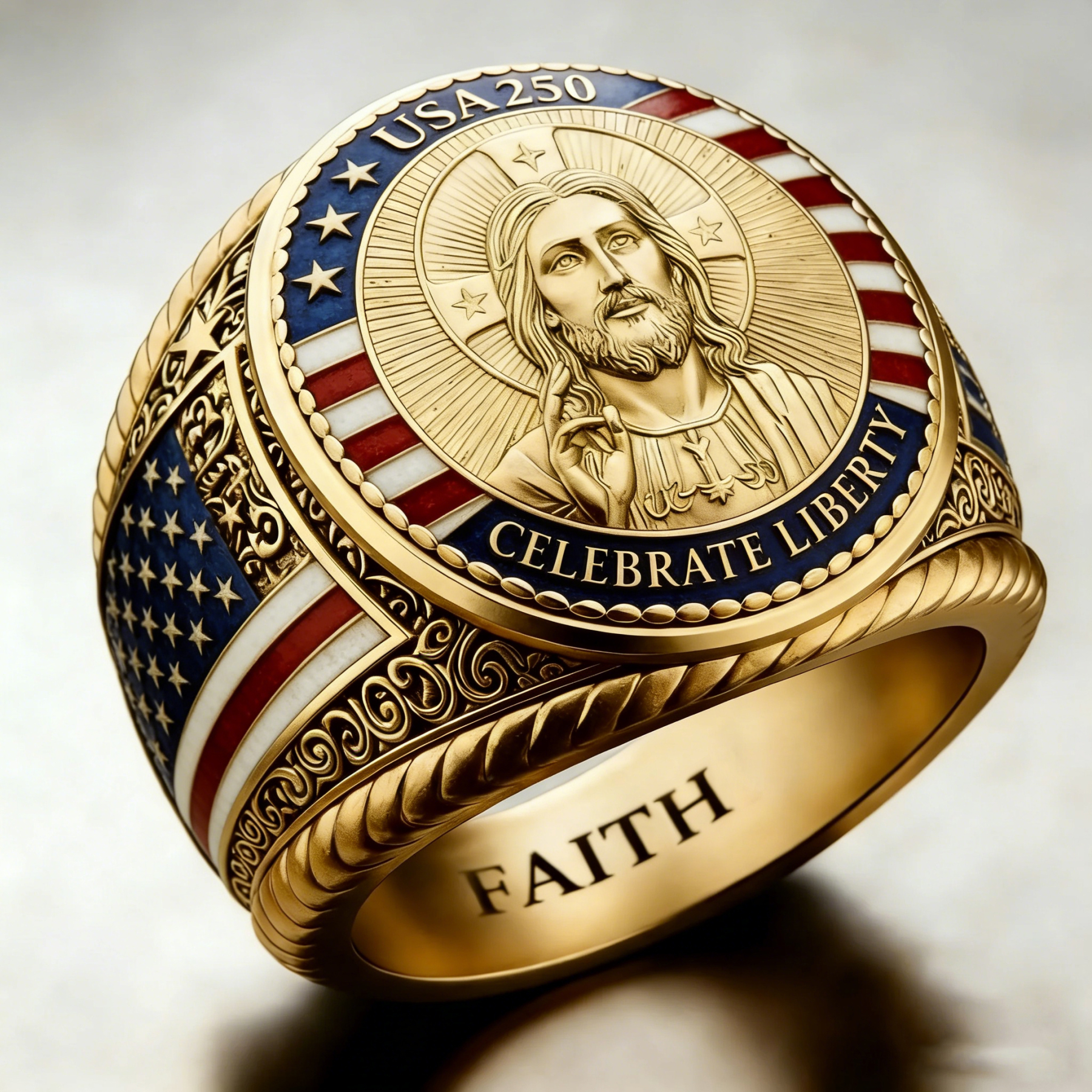 1776-2026 America Jubilee Ring