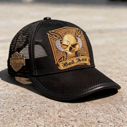 Biker Style Baseball Cap