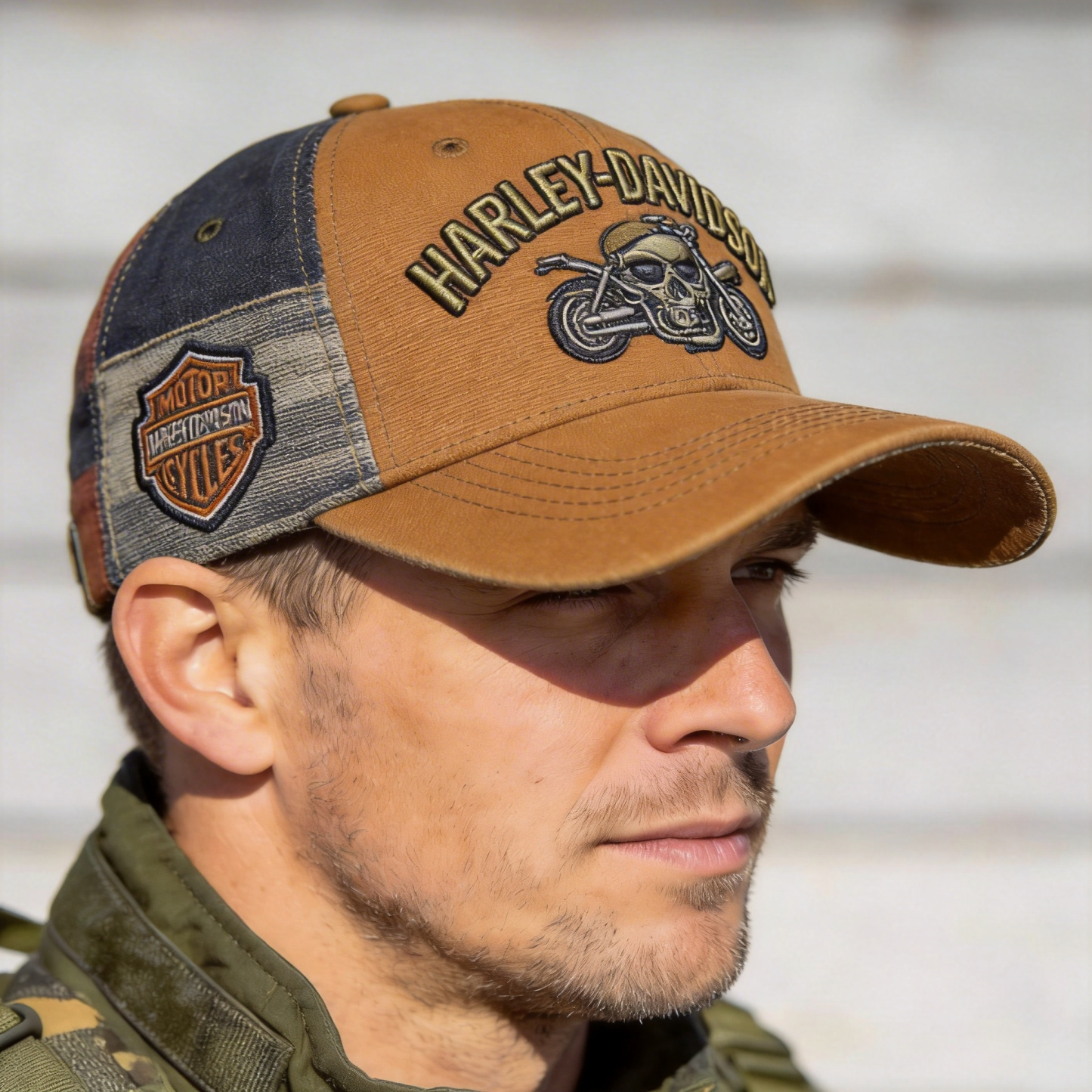Harley-style Motorcycle Cap