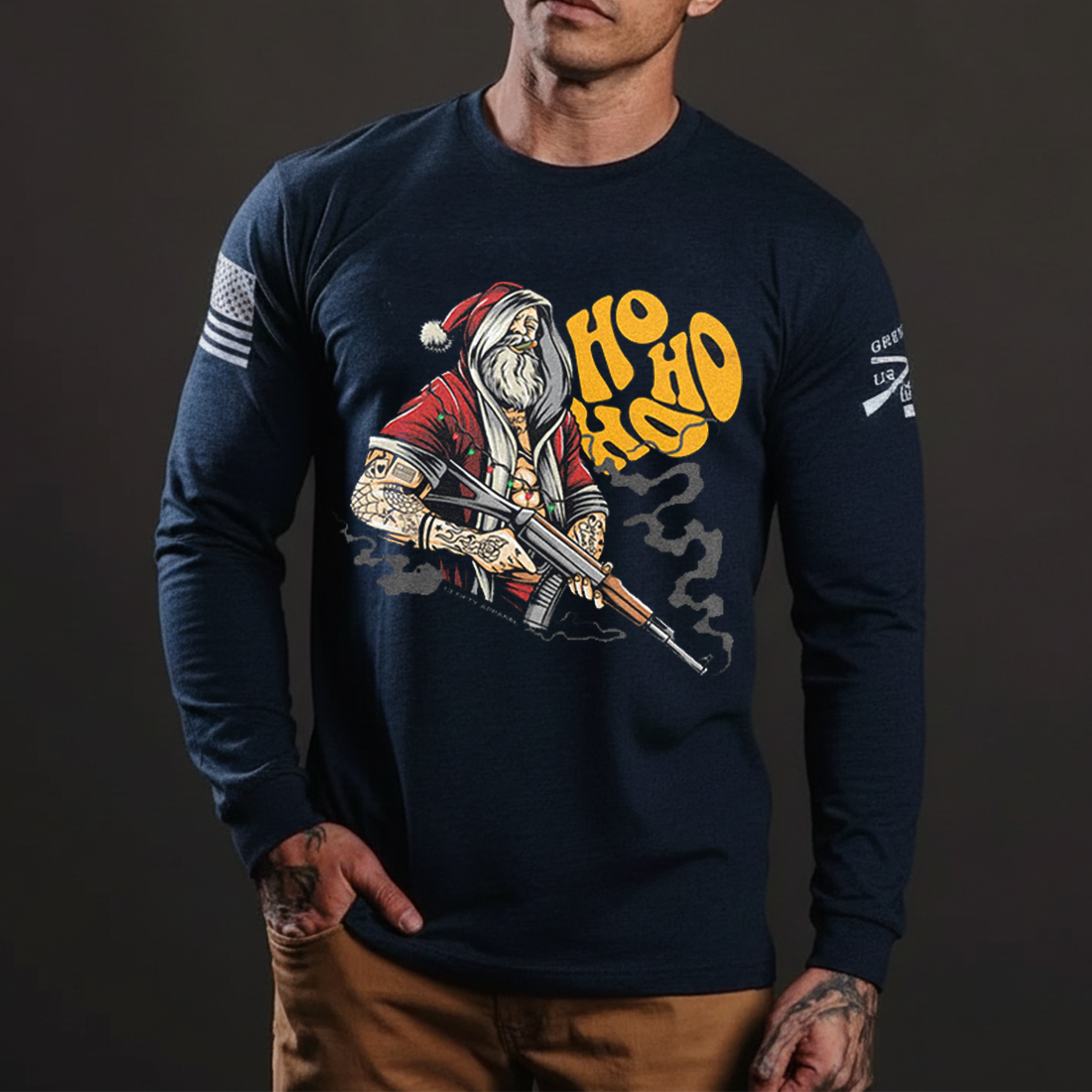 [COMBAT CLAUS]COTTON BLEND SHIRT