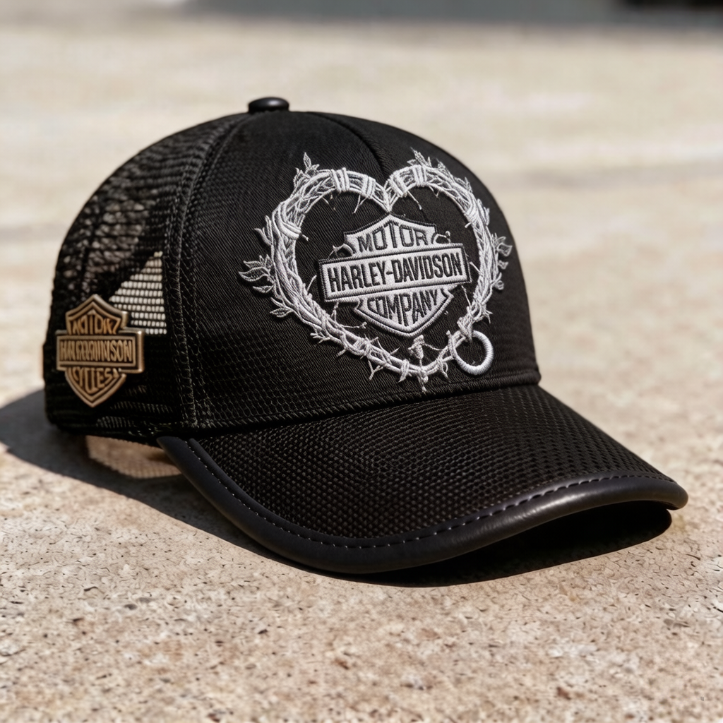 Biker Style Baseball Cap