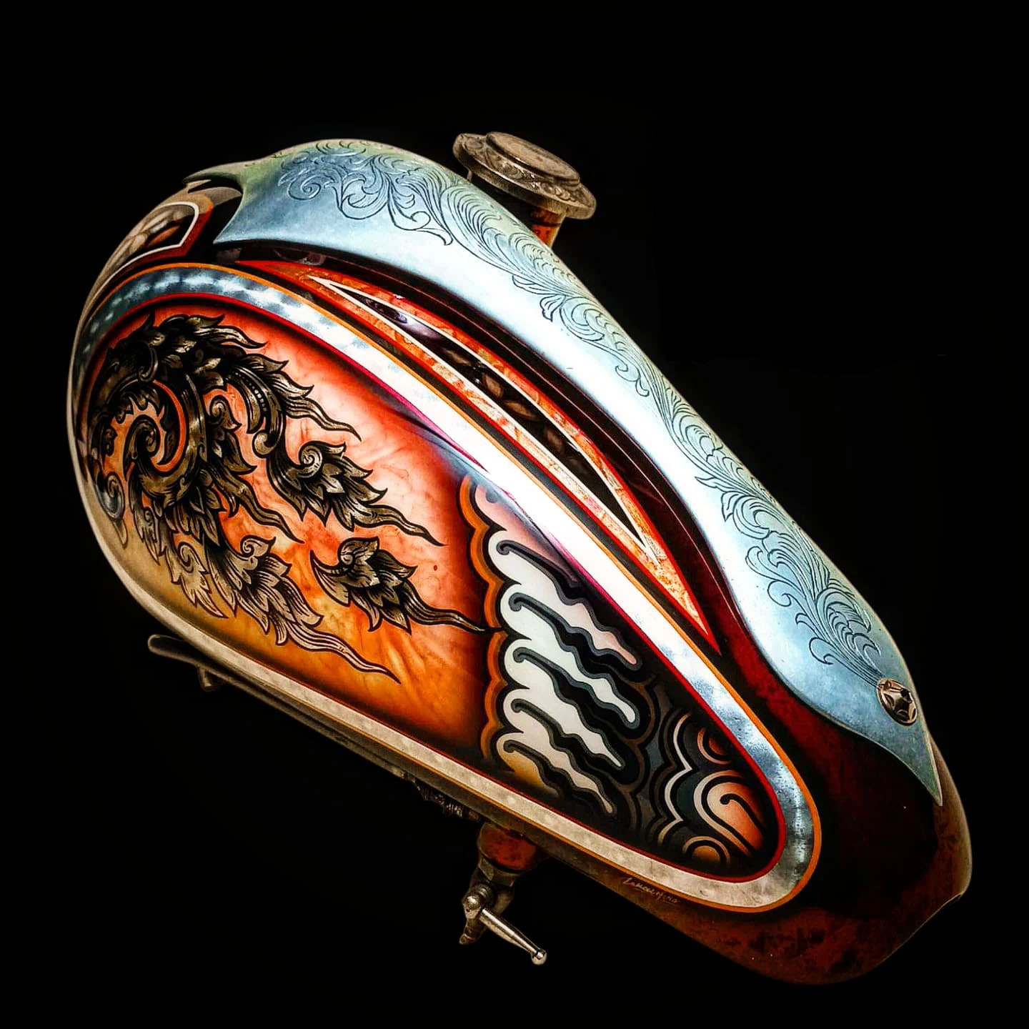 motorcycle gas tank decal 