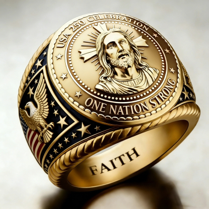 1776-2026 America Jubilee Ring