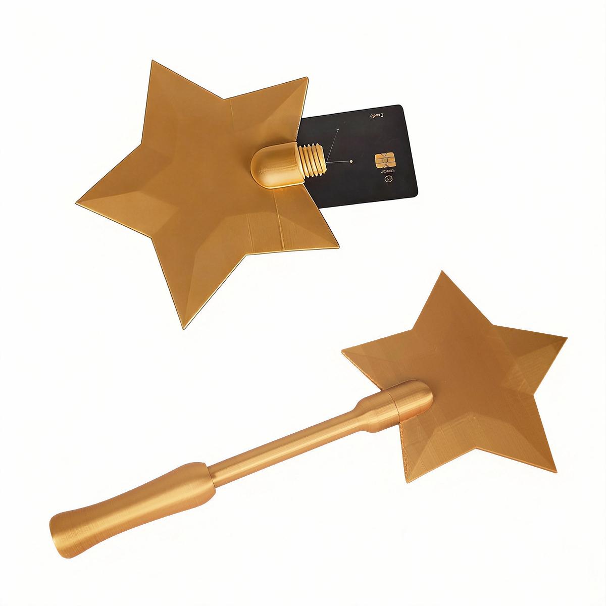Magic Payment Wand - 3D Printed Star Shaped Wand