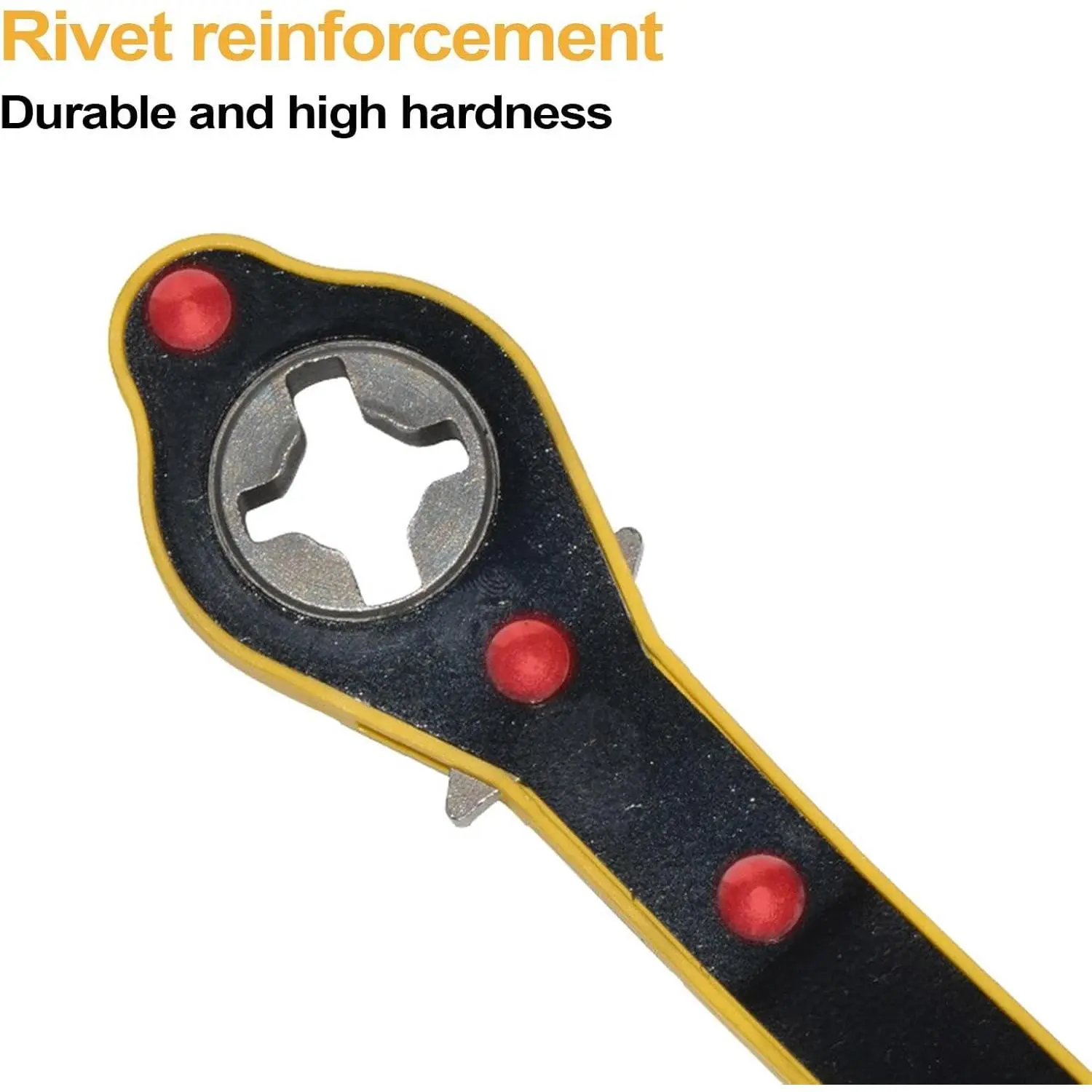 Upgrade your emergency kit with the High-Torque Jack Ratchet Wrench. Lift your vehicle in half the time with 80% less effort.