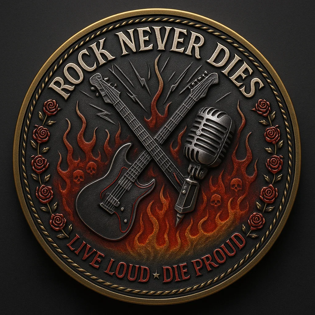 🎸 “Guns N’ Roses – Ink of Rock” Commemorative Coin 🌹