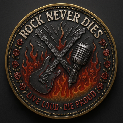 🎸 “Guns N’ Roses – Ink of Rock” Commemorative Coin 🌹