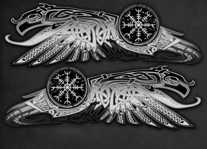 motorcycle gas tank decal 