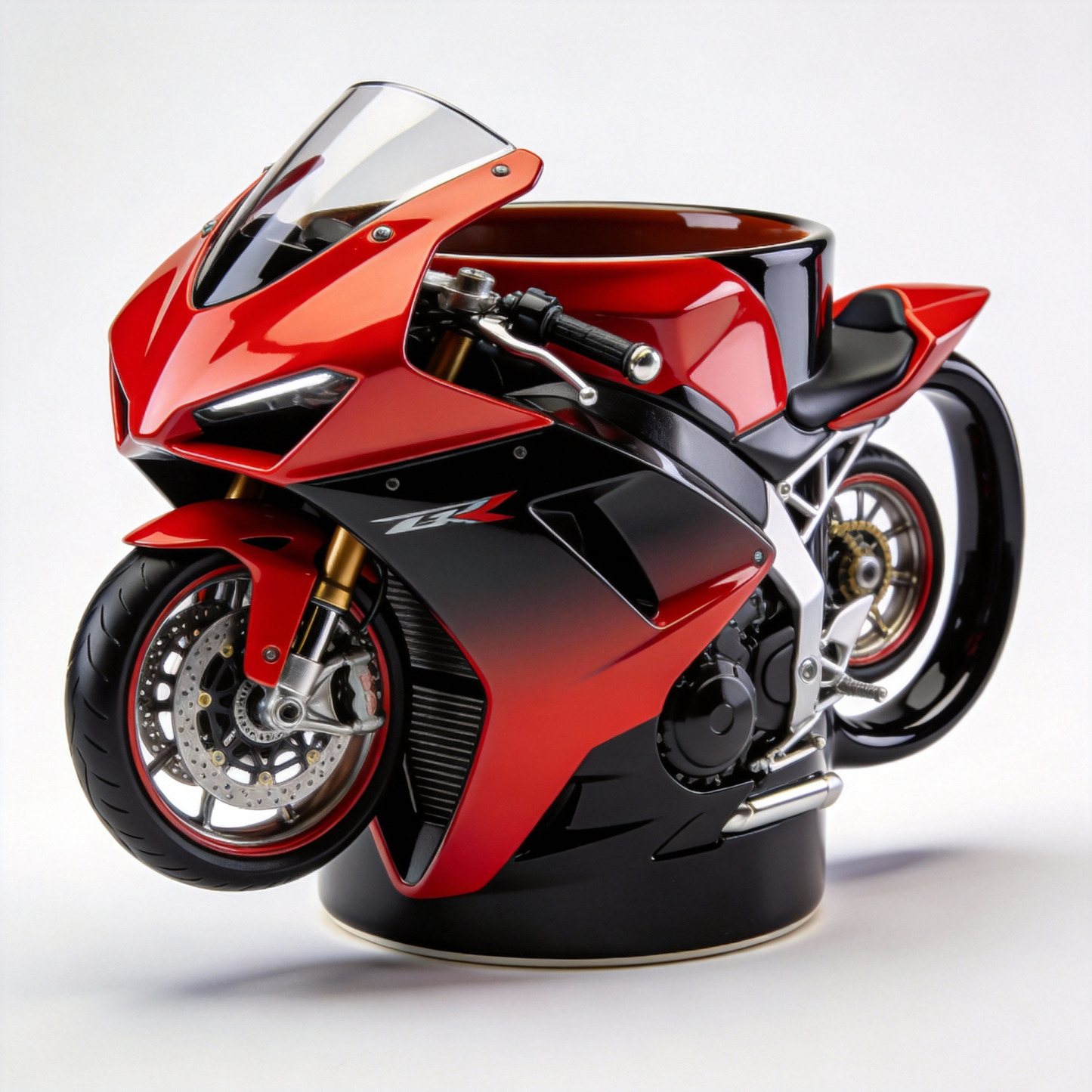 Retro 3D Cruiser Motorcycle  Coffee Mug