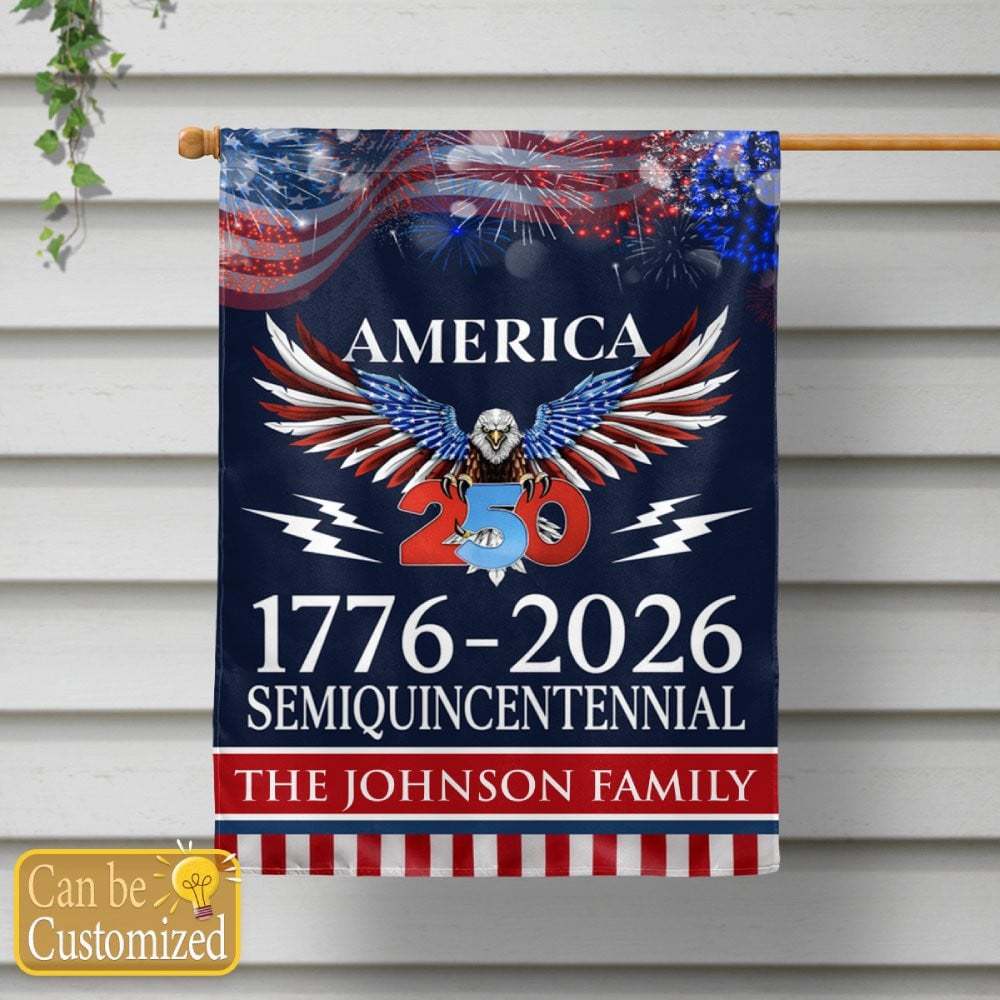 250 Years America Semiquincentennial Garden Flag