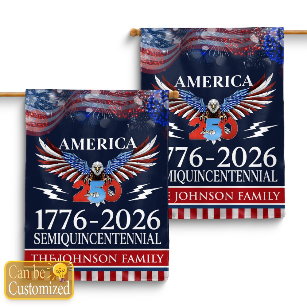 250 Years America Semiquincentennial Garden Flag