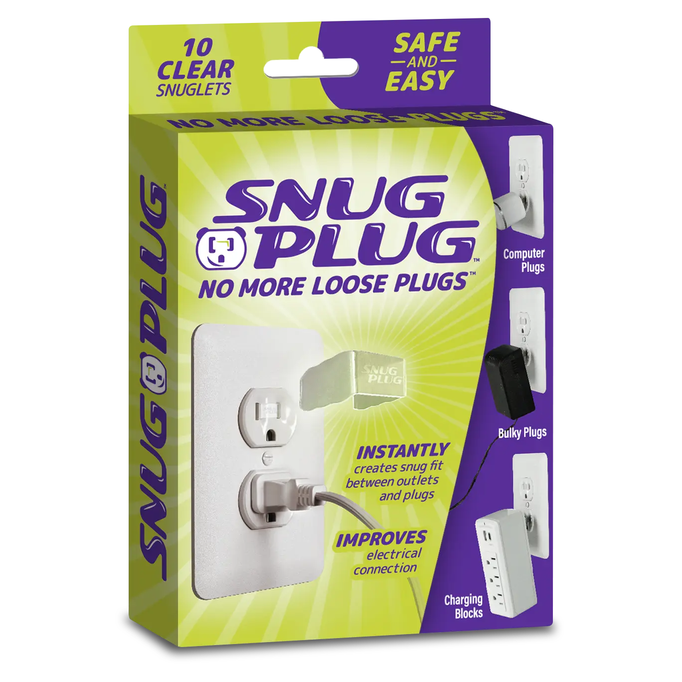 Snug Plug: The Instant Anti-Fall Loose Outlet Fix – Stop Charging Drops Forever