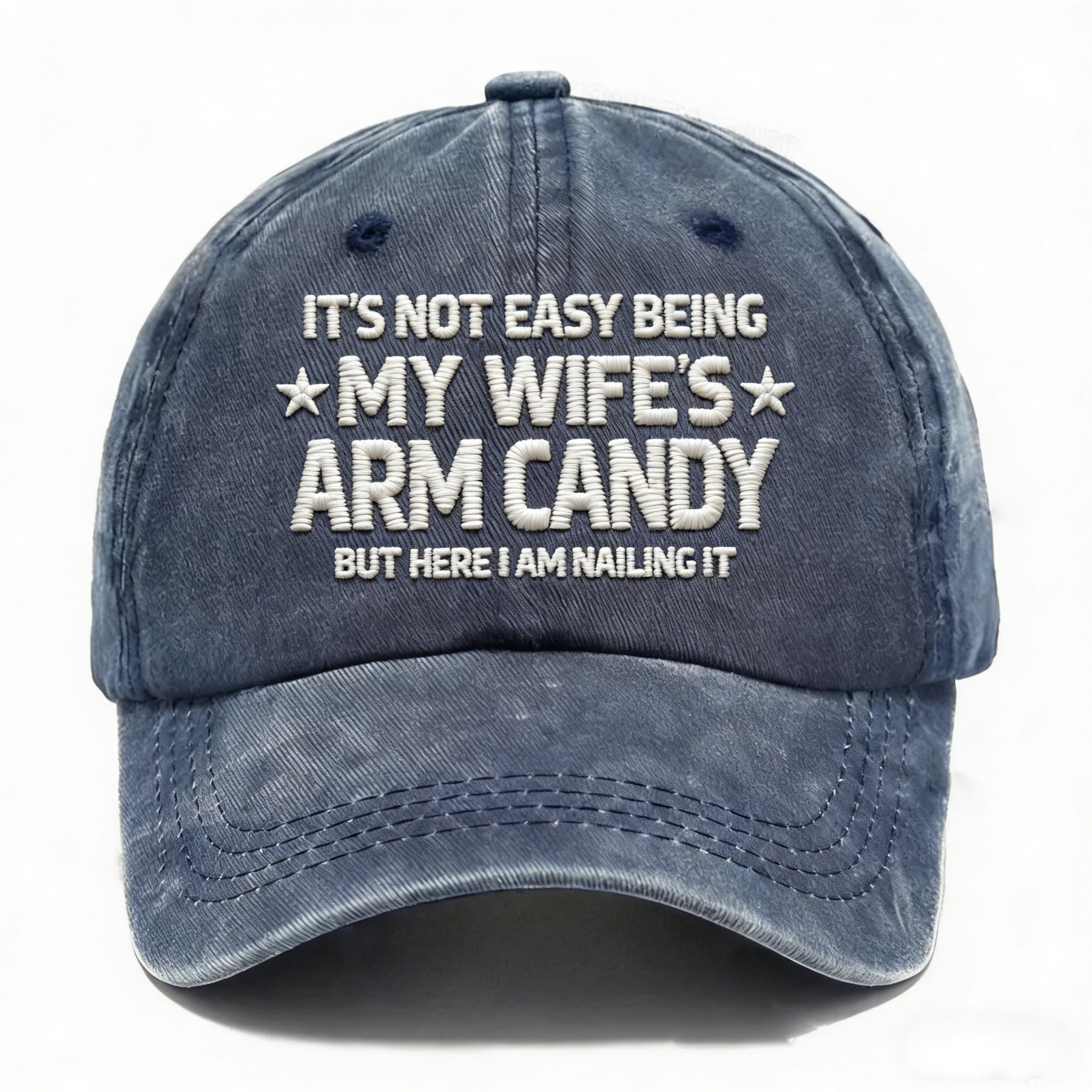Wife's Arm Candy Slogan Hat
