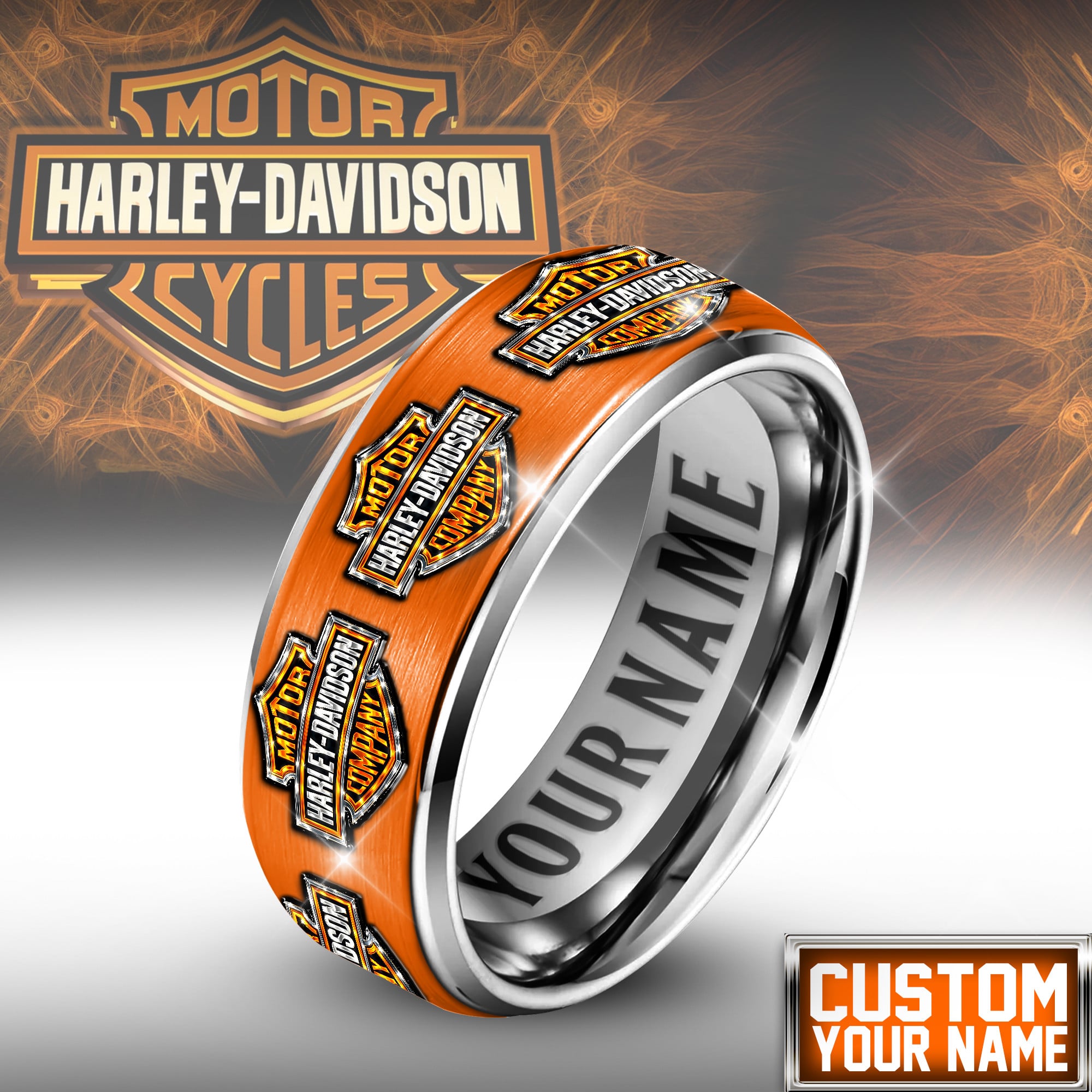 Premium HDV Silver Tungsten Ring TD