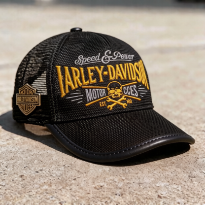 Biker Style Baseball Cap