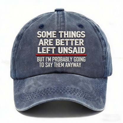 Funny Opinion Sharing Gift Hat - The Unstoppable Speaker Cap