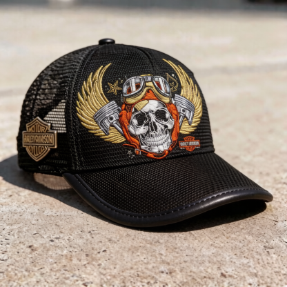 Biker Style Baseball Cap