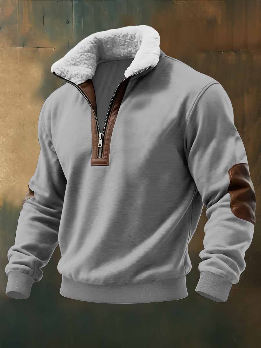 Men'S Fleece-Lined Sweatshirt