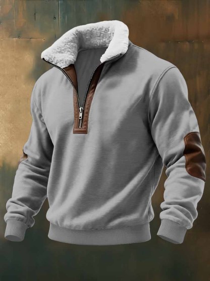 Men'S Fleece-Lined Sweatshirt