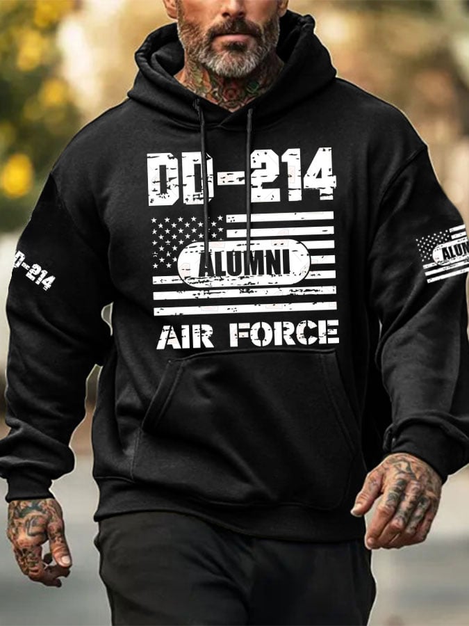 Men's DD-214 Alumni Print Hoodie
