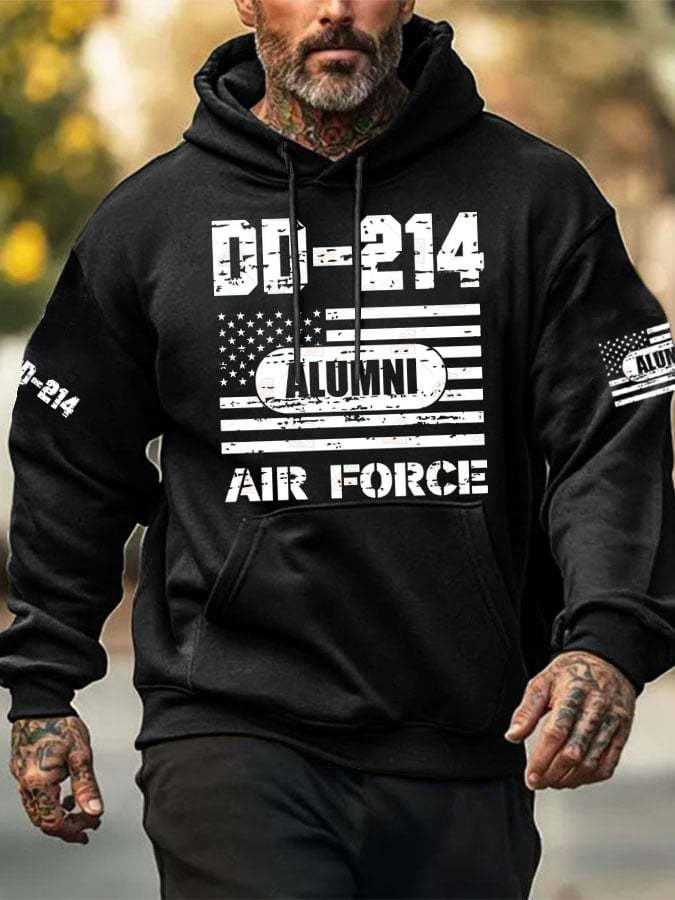 Men's DD-214 Alumni Print Hoodie