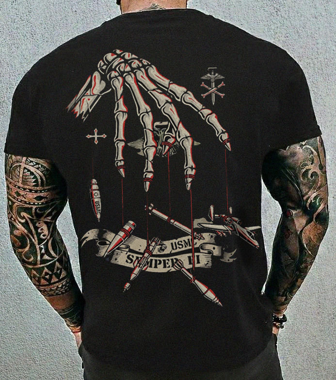 Semper Fidelis Bone Puppet Master Warfare Tee