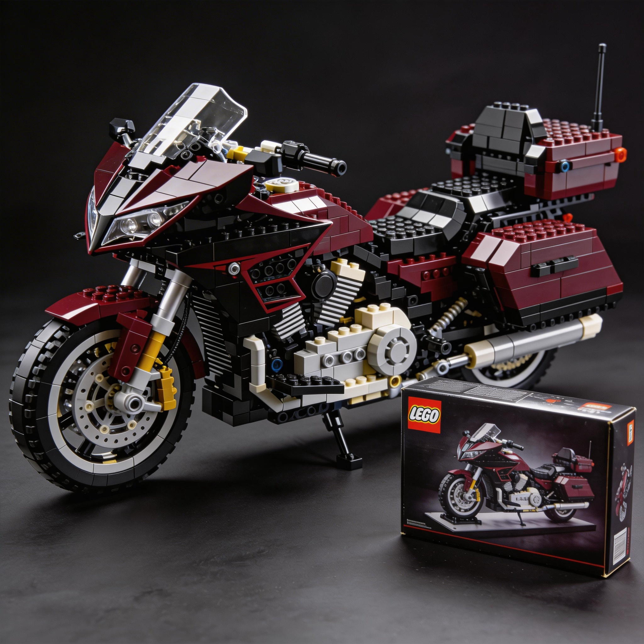 Harley-Davidson motorcycle building blocks