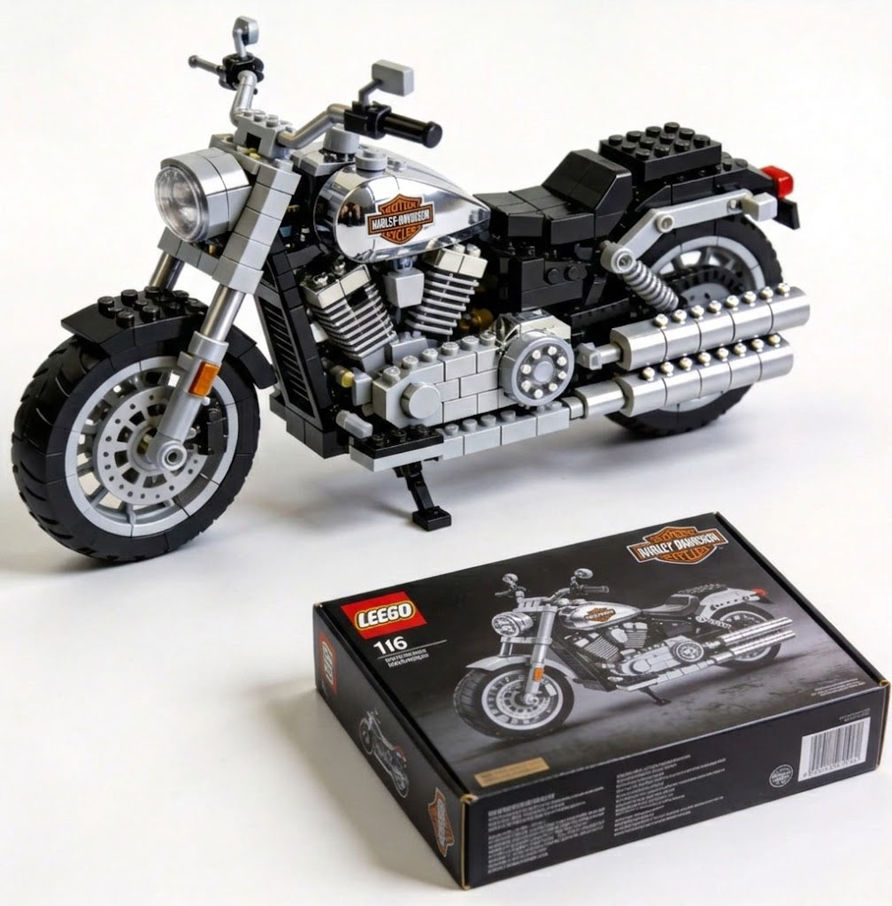 Harley-Davidson motorcycle building blocks