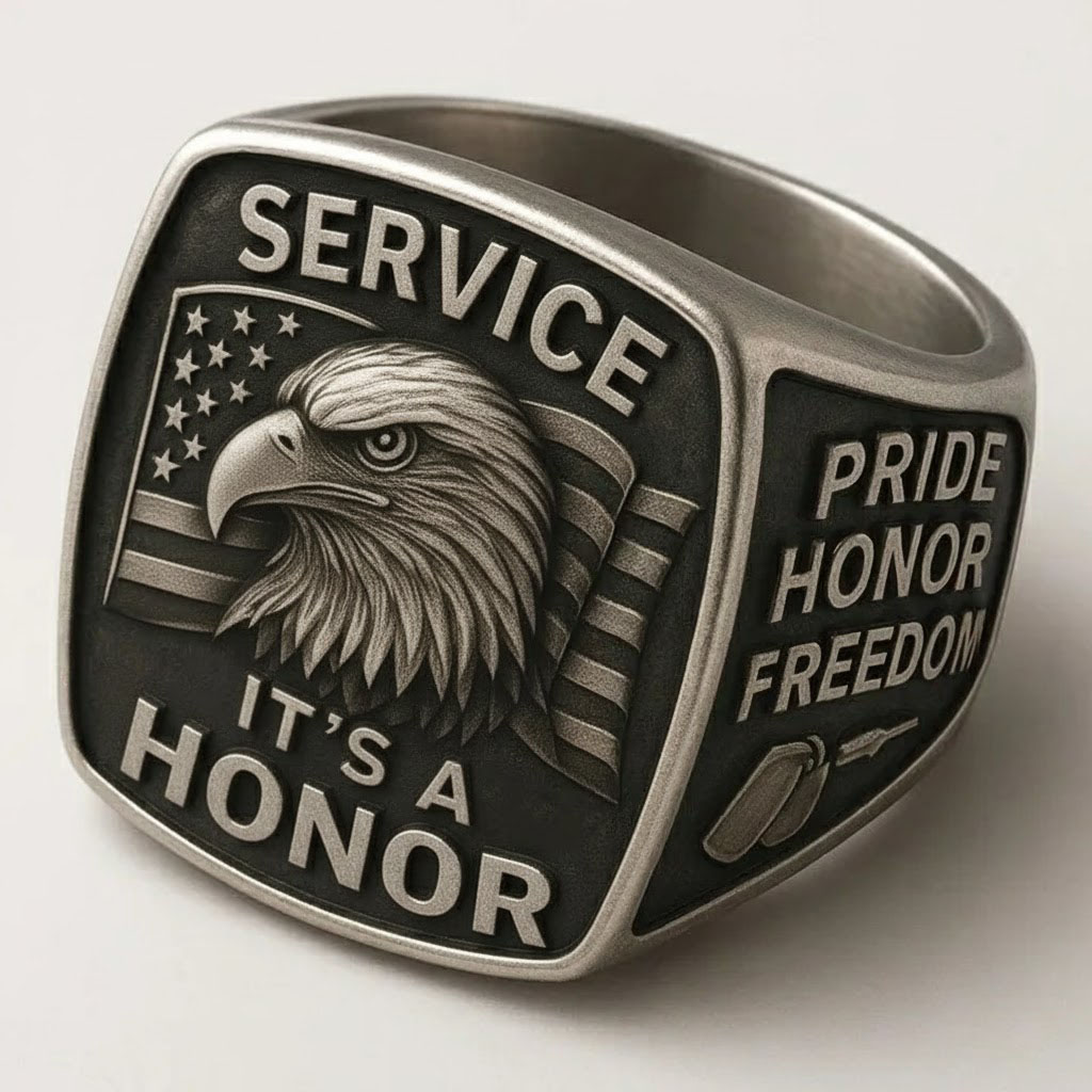 DD-214 Discharge Veteran Eagle Jewelry