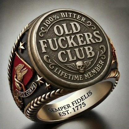 [Copy]USMC OORAH! Military Spirit Commemorative Ring