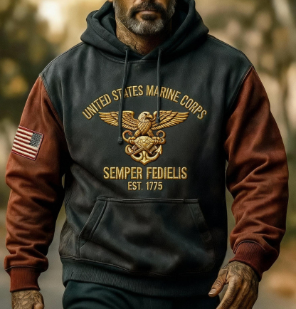 American United States Marine Corps "Semper Fidelis" Hoodie