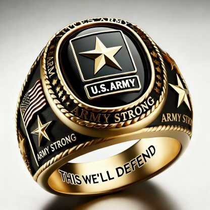 U.S. Army Ring: Forever Strong
