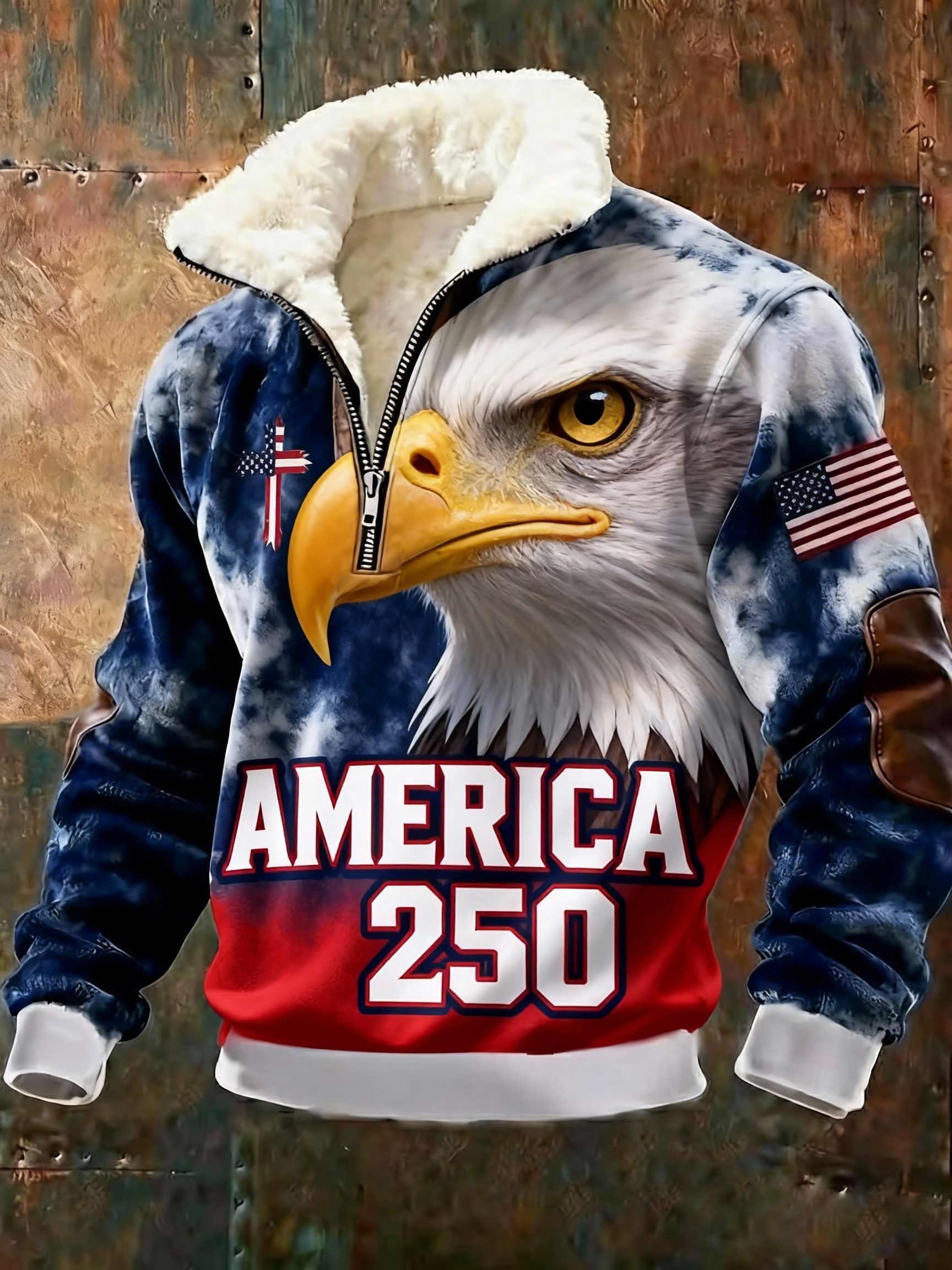 250th Anniversary - Fleece Top – Bold Eagle Design 