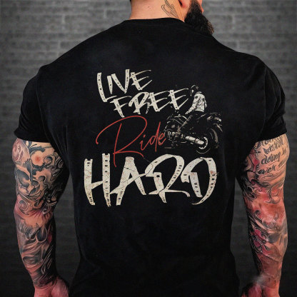 Vintage Skull & Motorcycle Graphic Tee