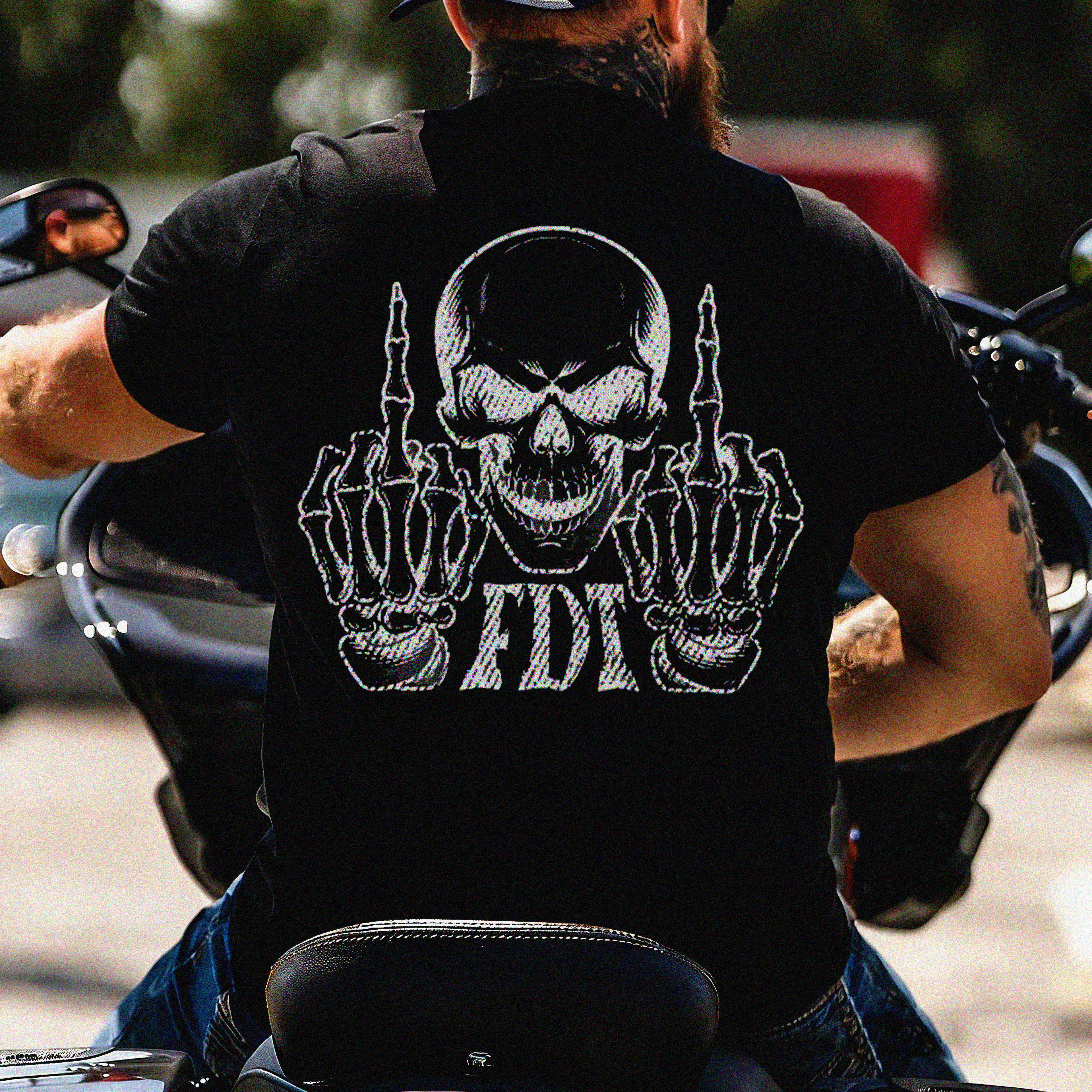Vintage Death Rider Motorcycle T-Shirt