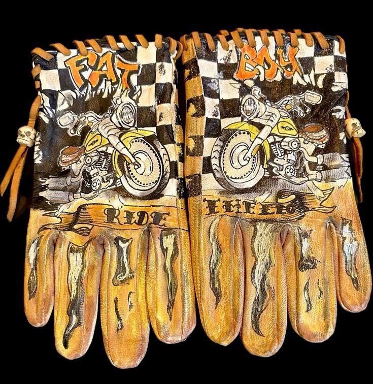 Vintage-Inspired Leather Work Gloves