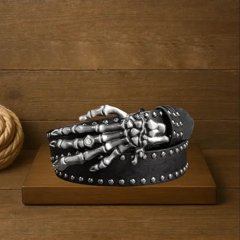 Hard-shell Motorcycle Belt - For Riding & Decoration