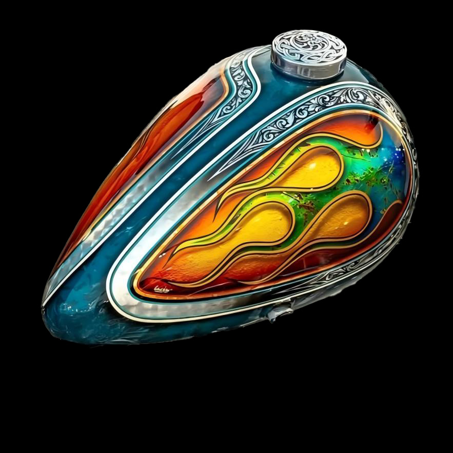 motorcycle gas tank decal 