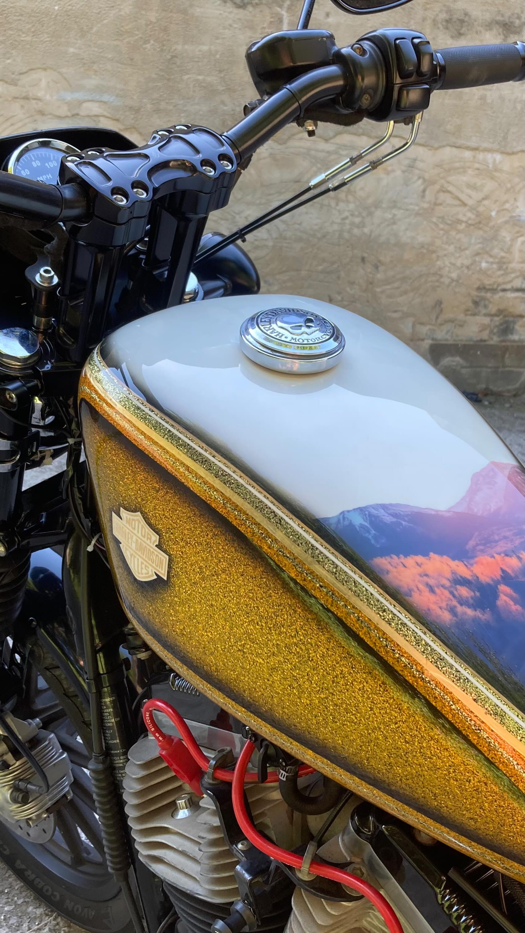 motorcycle gas tank decal 