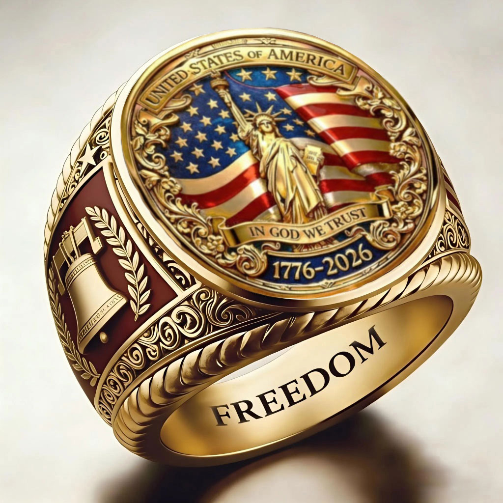 1776-2026 America Jubilee Ring