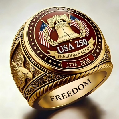 1776-2026 America Jubilee Ring