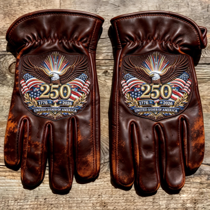 Patriotic USA 250th Commemorative Gloves for Work & Riding