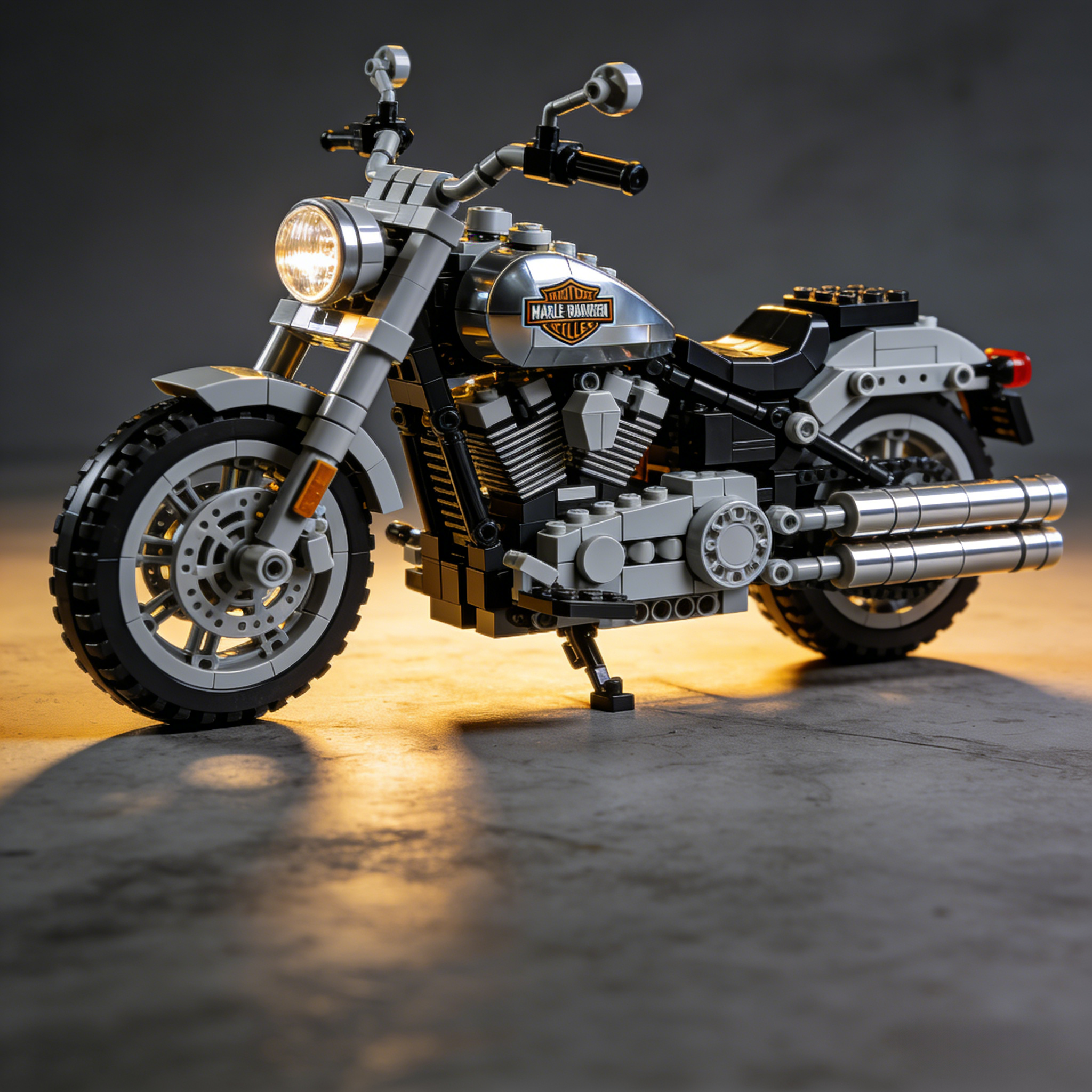 Harley-Davidson motorcycle building blocks