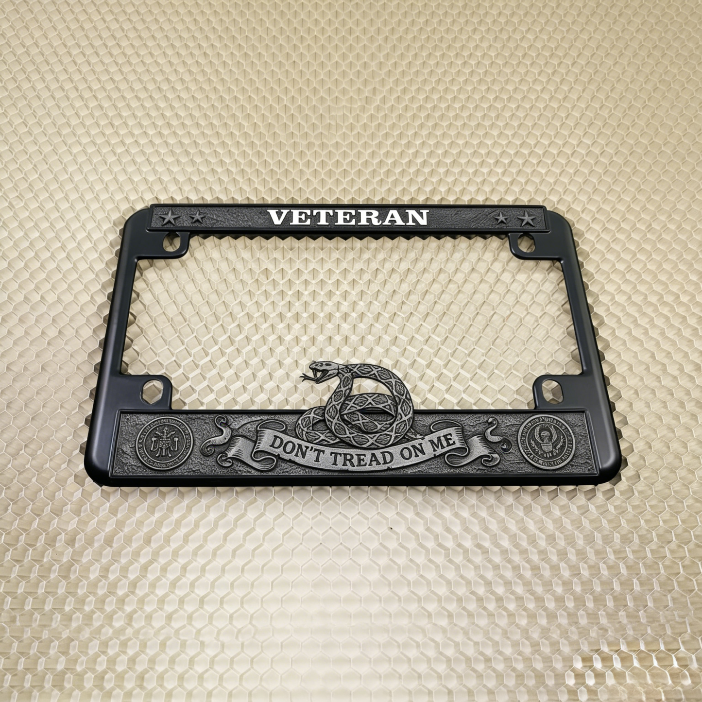 Patriot’s Shield | Vintage Relief License Plate Frame