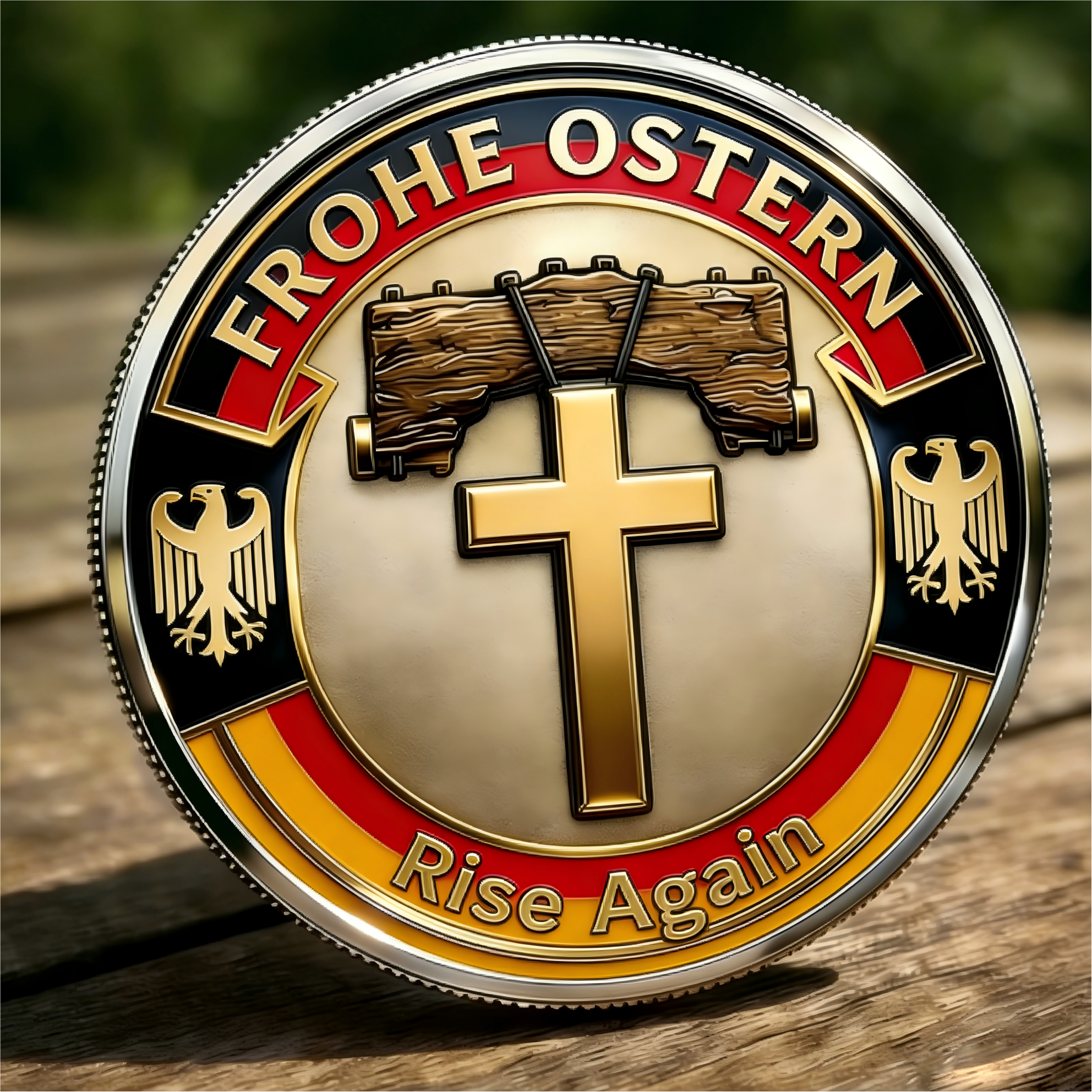🔥 Easter Commemorative Coin – Rebirth, Strength & Fortune