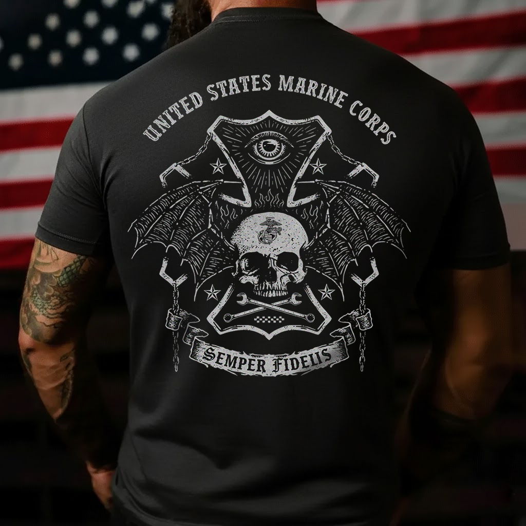 Marine Corps Semper Fi Tee – Loyalty, Power, Brotherhood