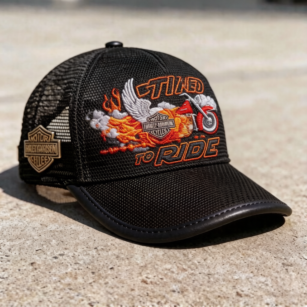 Biker Style Baseball Cap