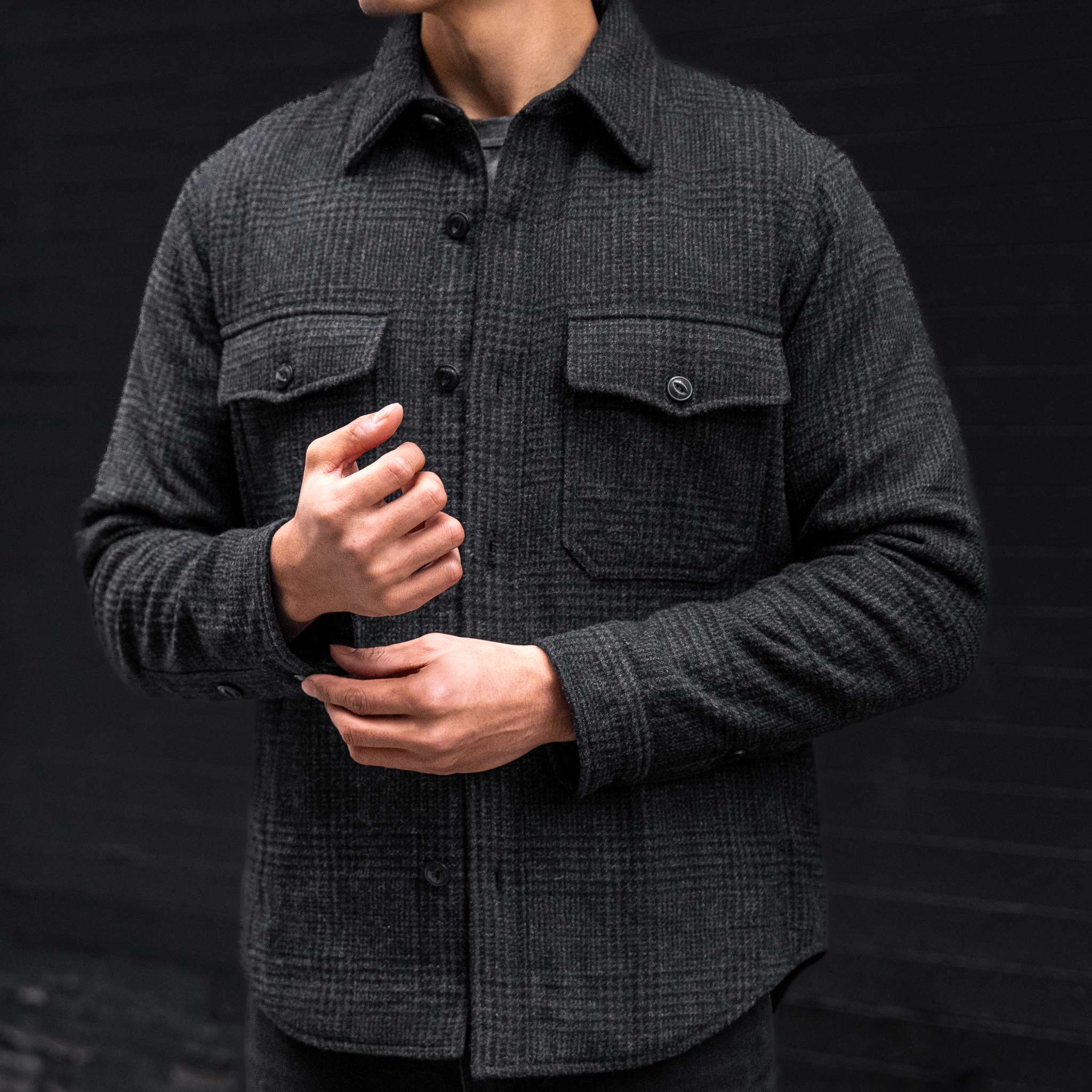 CPO Jacket | Black & Grey
